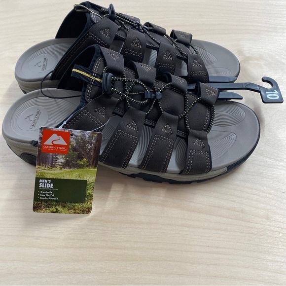 Ozark Trail Men’s Fisherman Slides size 10 (AY) - Picture 8 of 12